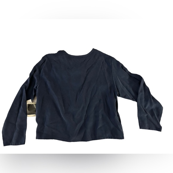 Vintage 80s Deadstock Blouse Cardigan Style NWT - Picture 2 of 3